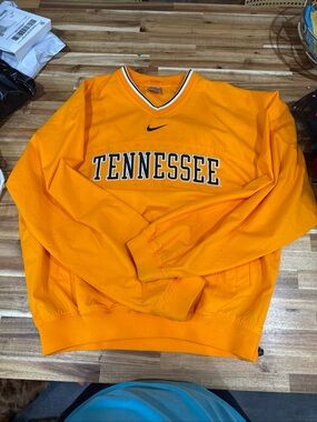 Nike Orange Tennessee V-Neck Pullover Sweater